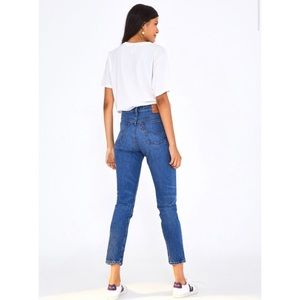 Levi’s Premium 501 Skinny High Rise Jean Sz 25x28